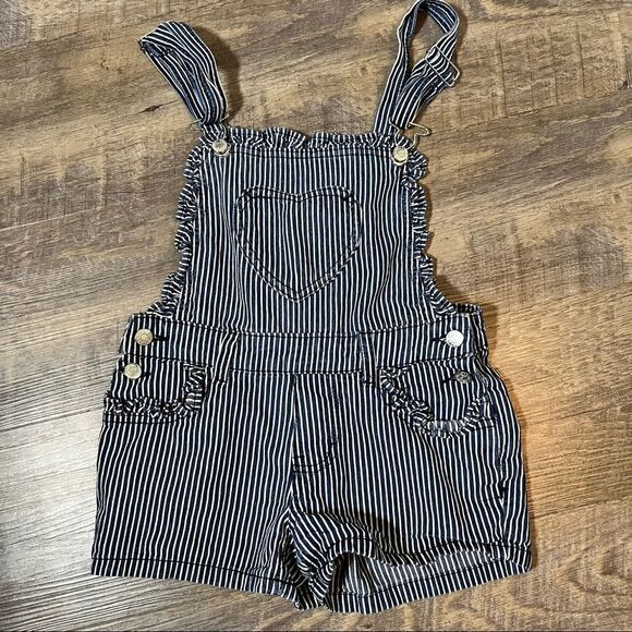 Girls Overall Shorts 6x   - Picture 1 of 4